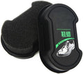 Double-sided instant shoe polish sponge.