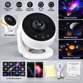 12-in-1 Galaxy Projector & Starry Sky Night Light with 360° Rotation and Timer