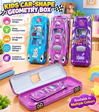 Kids Car-Shaped Geometry Box