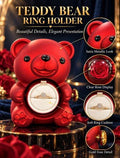 Teddy bear ring holder