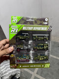 Kids Military Army Toy Vehicles Set – 6 Pieces