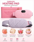 Cordless heating pad for menstrual relief