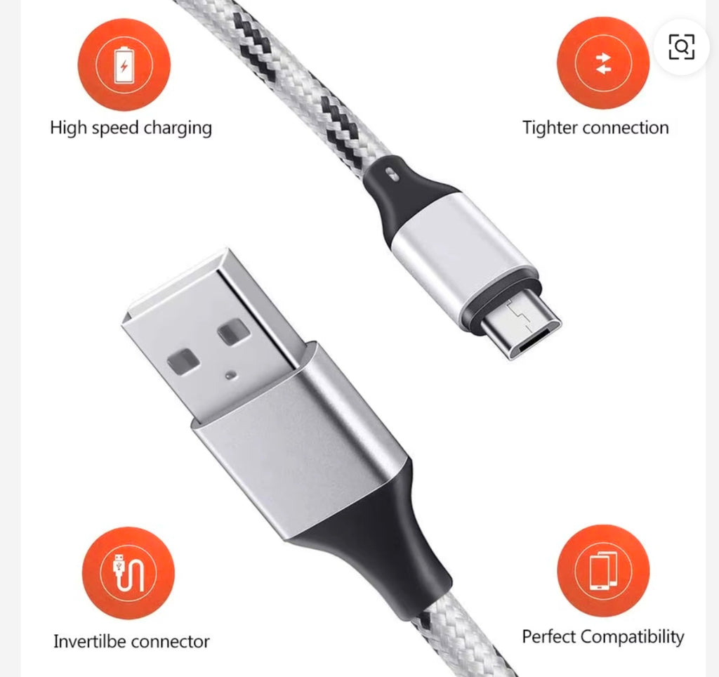 3 in 1 cloth cable