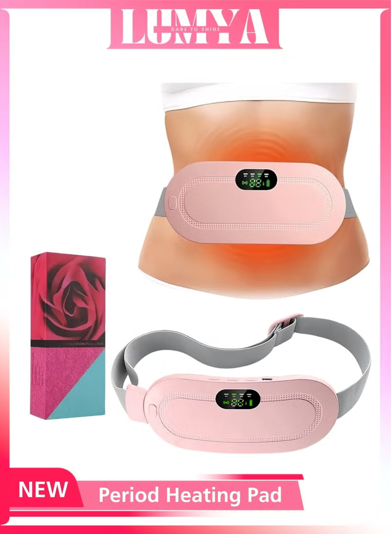 Cordless heating pad for menstrual relief