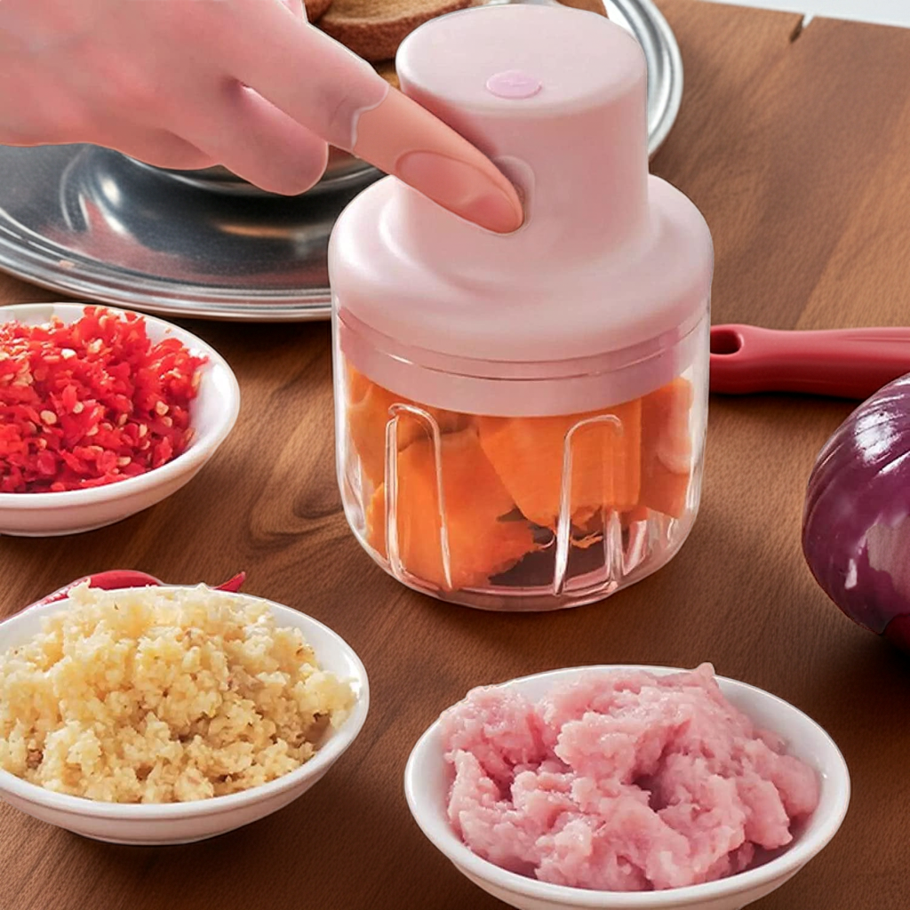 Electric Mini Garlic Chopper (250ml)