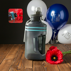 Large Square Gallon Style Water Bottle With Handle 1500 Ml