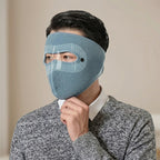 Reusable Anti Fog Face Mask With Eye Shield (1 Pc Big Size)
