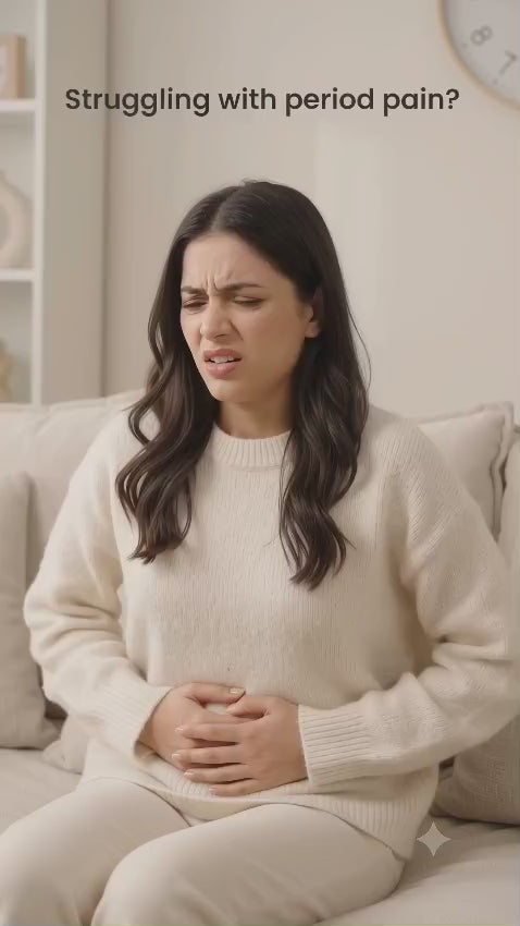 Cordless heating pad for menstrual relief